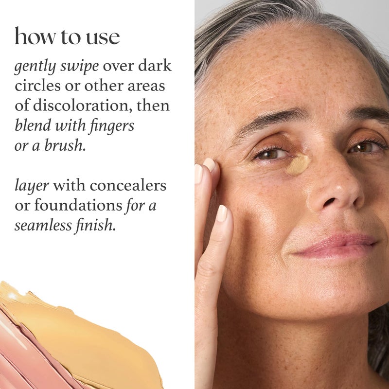 Julep Bright Intentions Under Eye Color Corrector Stick | Banana | Yellow Concealer for Dark Circles and Discoloration - Image 3